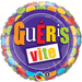 Guéris Vite Polka Dot Round Foil Balloon, 18 Inch