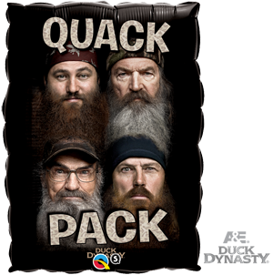 Duck Dynasty Quack Pack 30-Inch Shaped Foil Balloon