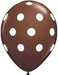Big Polka Dot 11-Inch Latex Balloons, 50 Count