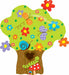 Enchanted Tree in Bloom 37" Shaped Foil Balloon