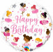 Birthday Ballerinas 18-Inch Round Foil Balloon