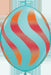 Qualatex Wavy Stripes 12-Inch QuickLink Latex Balloons, 50 Count