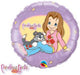 Precious Girls Club 18-Inch Foil Balloon