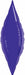 Quartz Purple Taper Mini Foil Balloon, 13 Inch