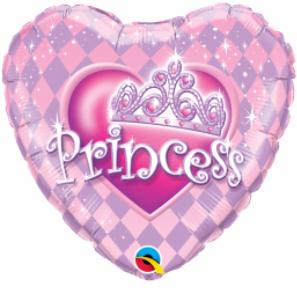 Princess Tiara 9-Inch Foil Balloon