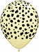 Cheetah Spots 11-Inch Ivory Silk Latex Balloons, 50 Pack