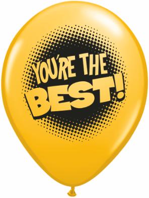 YOU'RE THE BEST 11" RED HOT 50/BG