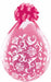 18-Inch Damask Print Latex Stuffing Balloons, 25 Count
