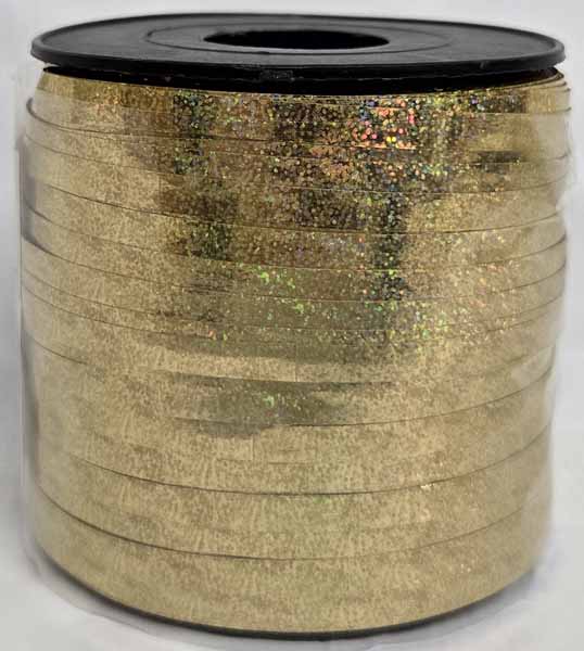 Gold Iridescent Curling Ribbon, 250 Yards