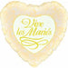 36-Inch Vive les Mariés Foil Wedding Balloon