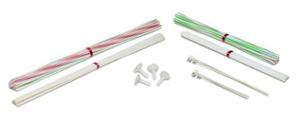 24-Inch Balloon Twist Straws in Assorted Colours, 100 Count