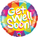 Get Well Soon Sunshine 18-Inch Round Foil Balloon