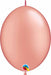 Qualatex Rose Gold 12-Inch QuickLink Latex Balloons, 50 Count