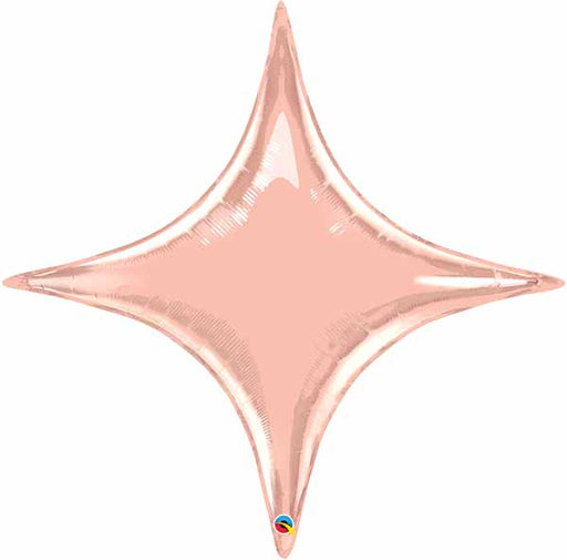20-Inch Rose Gold Starpoint Air-Fill Foil Balloon