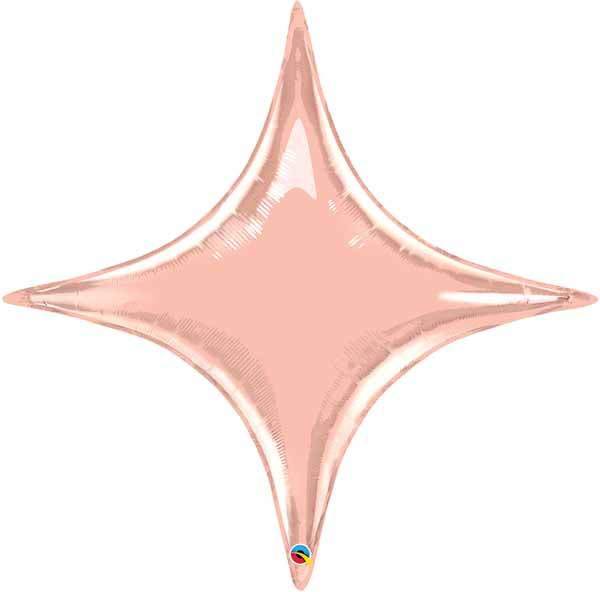 40-Inch Rose Gold Starpoint Foil Balloon