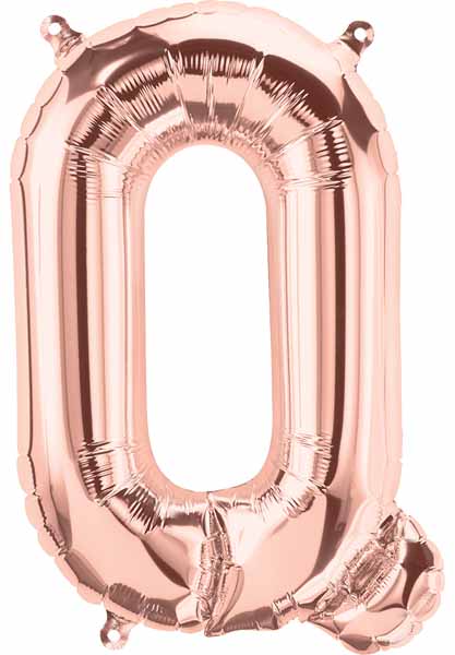 16" Rose Gold Letter Q Balloon