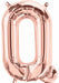 16" Rose Gold Letter Q Balloon