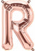 16-Inch Rose Gold Letter R Balloon