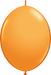 Qualatex Orange 6-Inch QuickLink Latex Balloons, 50 Count