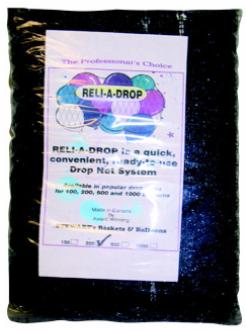 Black Reli-A-Drop Balloon Drop Net, 14 x 4 ft