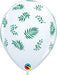 TROPICAL GREENERY 11" WHITE 50/BG