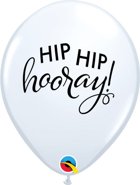 SIMPLY HIP HIP HOORAY 11"WHITE 50/B