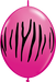 ZEBRA STRIPES WILD BERRY QLINK 12"50/BG