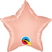 9-Inch Rose Gold Star Foil Balloon
