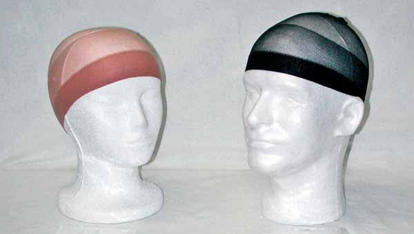 Black Wig Caps, 2 Pack