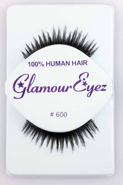Glamour Eyez Black False Eyelashes