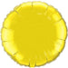 18-Inch Citrine Yellow Round Foil Balloon