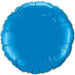 36-Inch Sapphire Blue Round Foil Balloon