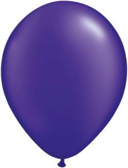 Qualatex 16" Pearl Quartz Purple Latex Balloons, 50 Count