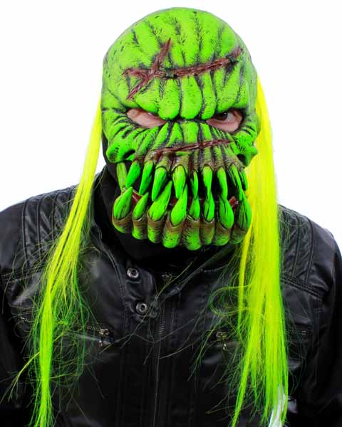 Zagone Studios UV Green Glow Bone Crusher Mask