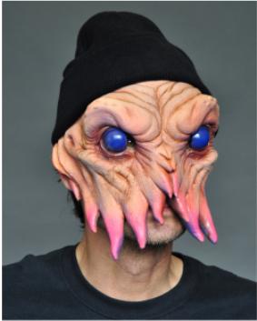 Zagone Studios Squiddles Sea Creature Half Mask