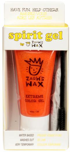 Zach's Wax Orange Hair Gel, 1 oz Tube