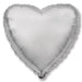 18-inch Silver Heart-Shaped Foil Balloon balloon arch and garland shimmer and confetti balloons unicorn baby shower bridal shower party supplies birthday decoration first