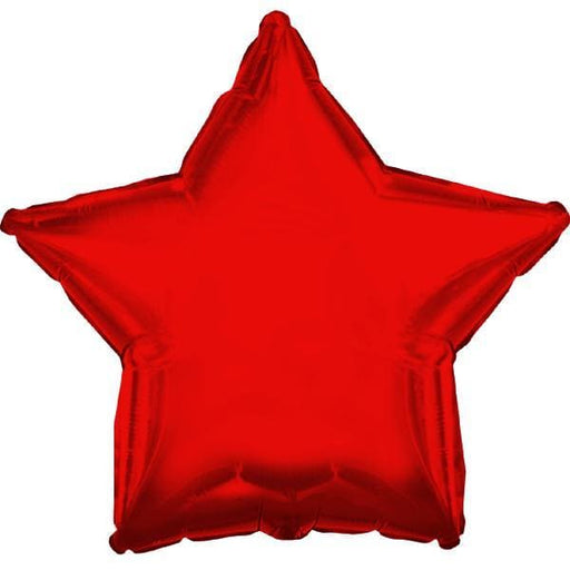 18" Red Star Foil Balloon balloon arch and garland shimmer and confetti balloons unicorn baby shower bridal shower party supplies birthday decoration first