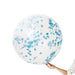 36-inch Giant Blue Confetti Balloons 15ct - Shimmer & Confetti