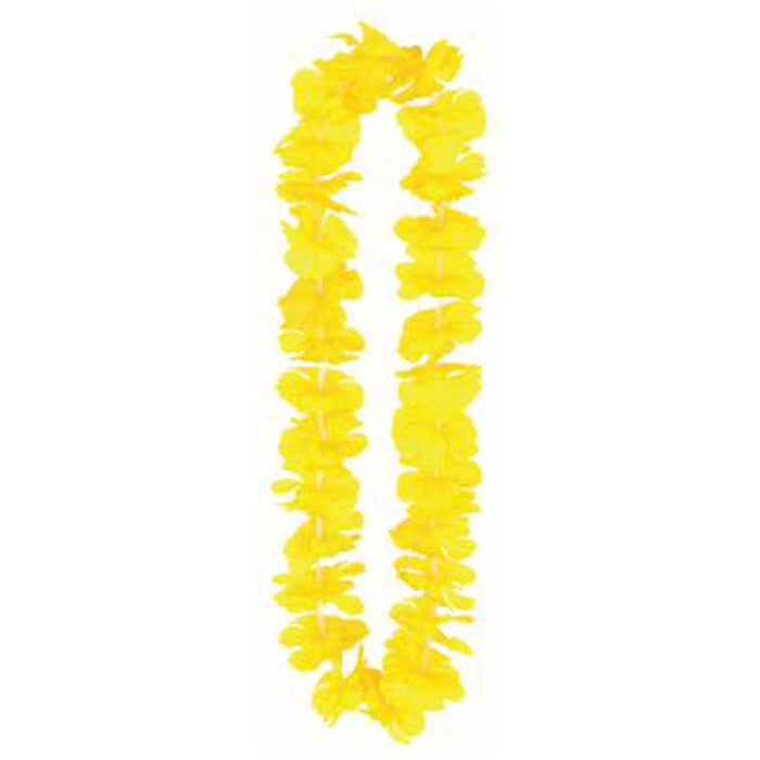 "36" Yellow Silk N' Petals Party Leis"
