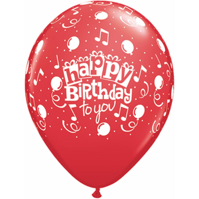 Joyful 11" Happy Birthday to You Latex Balloons (50/pk)