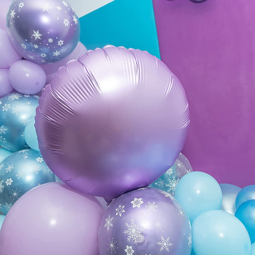 16ft Pastel Ice Princess Balloon Arch & Garland Kit - Main 2