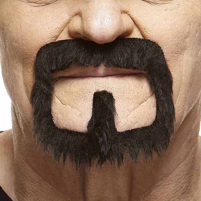 Black Moustache And Beard - Costume Accessory