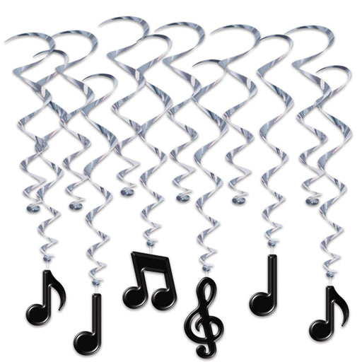 Musical Notes Whirls
