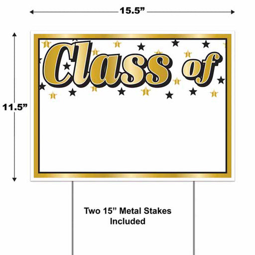 "Class Of" Yard Sign