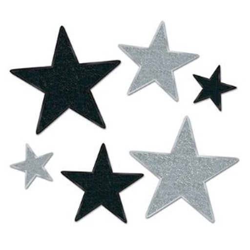 Glittered Foil Stars