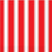 Red & White Stripes Luncheon Napkins - 50/PK