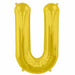 Letter U Gold