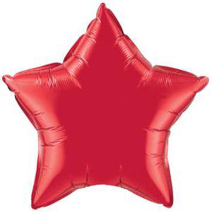 Star 9" Mylar Ruby