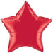 Star 9" Mylar Ruby